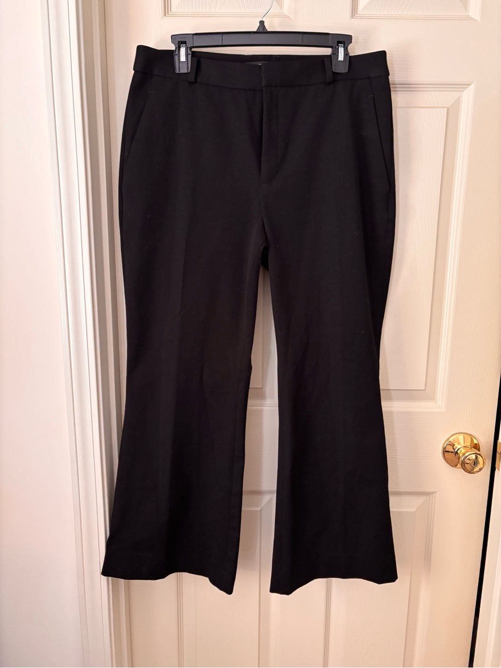Banana Republic Black Boot-Cut Dress Pants